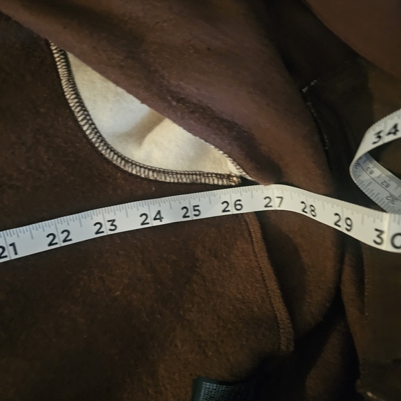 Divided Brown and Cream Varsity Jacket Classic Collegiate Style - Picture 11 of 13